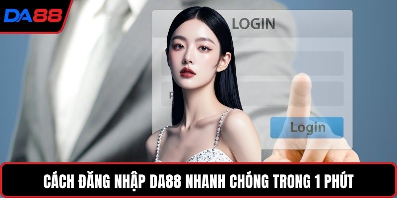 Cách đăng nhập DA88 nhanh chóng trong 1 phút