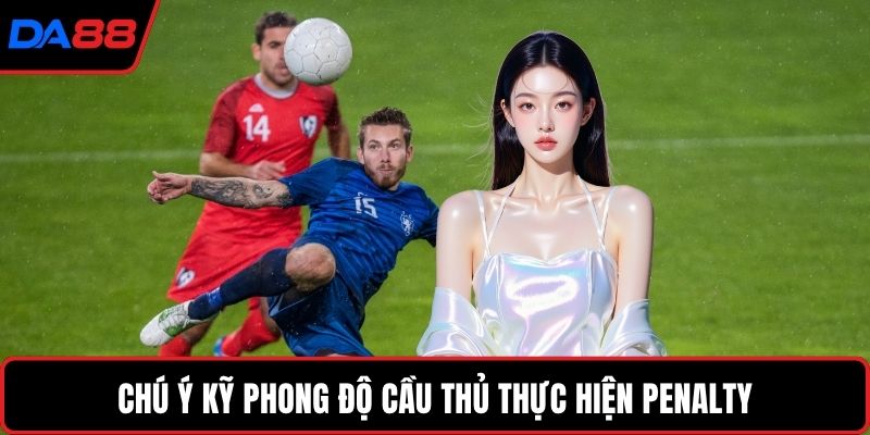 Chú ý kỹ phong độ cầu thủ thực hiện Penalty
